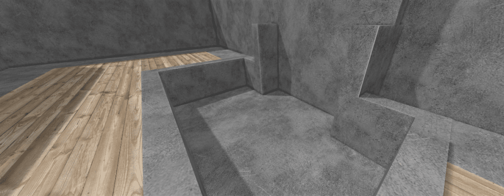 Floor and spunge pool