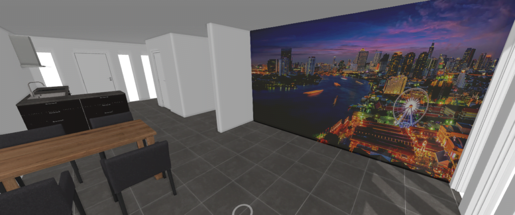 Living room BKK by night