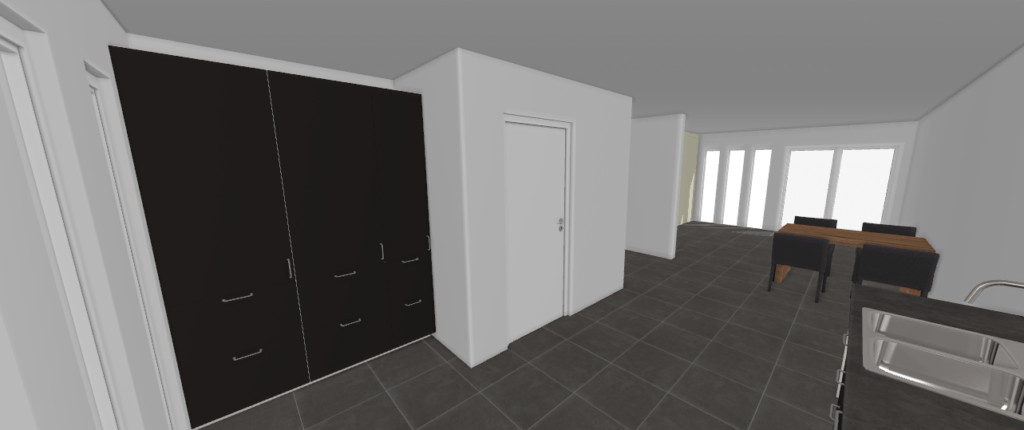 kitchen corner view