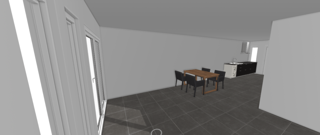 Living room corner view